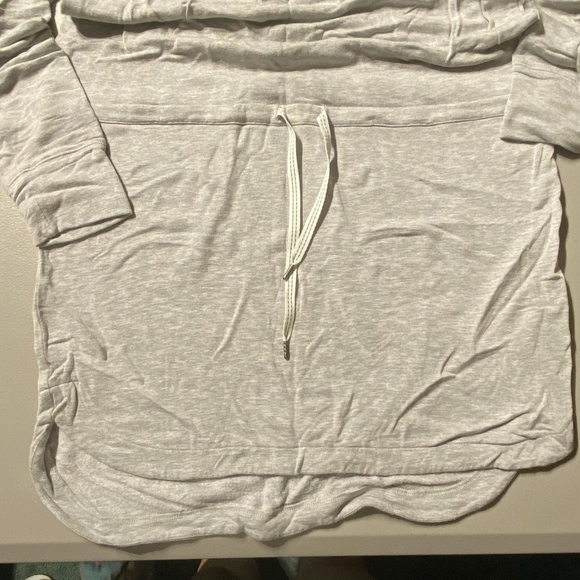 Silence + Noise Urban Outfitters Sweatshirt Drawstring Dress Grey Women's Small - Picture 5 of 7